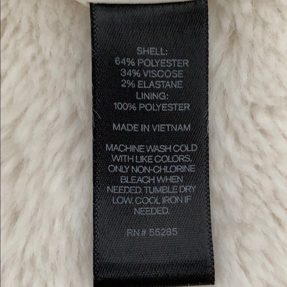 Express white stripes longvest size XS NWOT - Picture 4 of 4